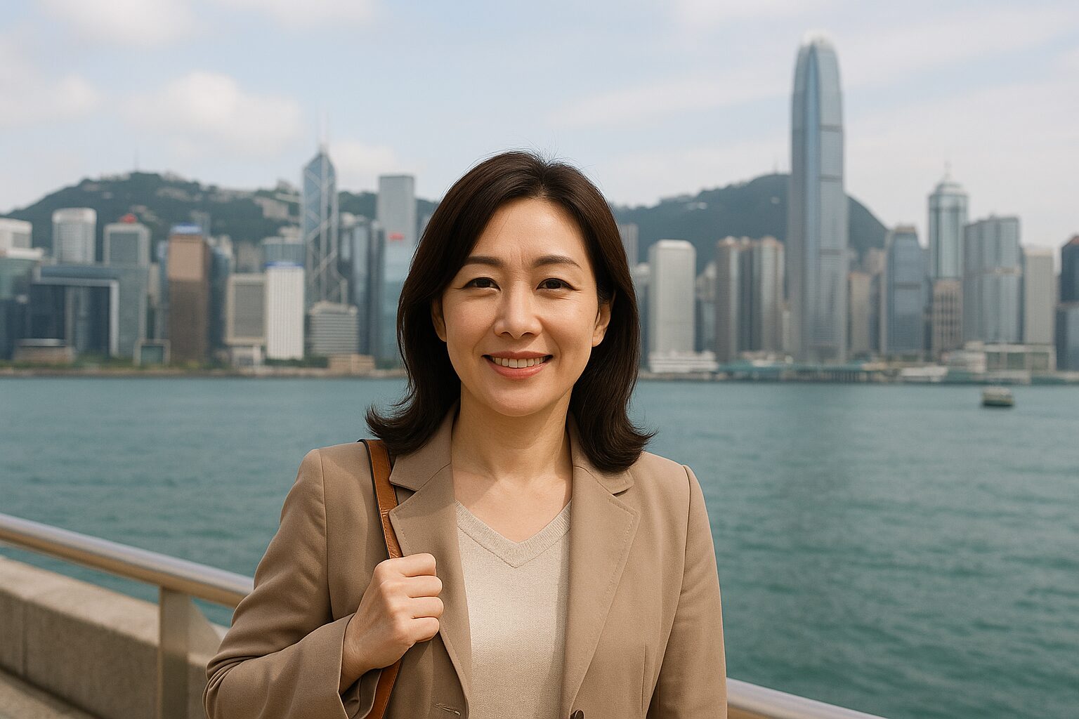 香港ツアーから20年で3倍リターンの海外養老保険に加入された事例( 40代女性 京都府在住 O・Iさん. 不動産賃貸会社 社長)